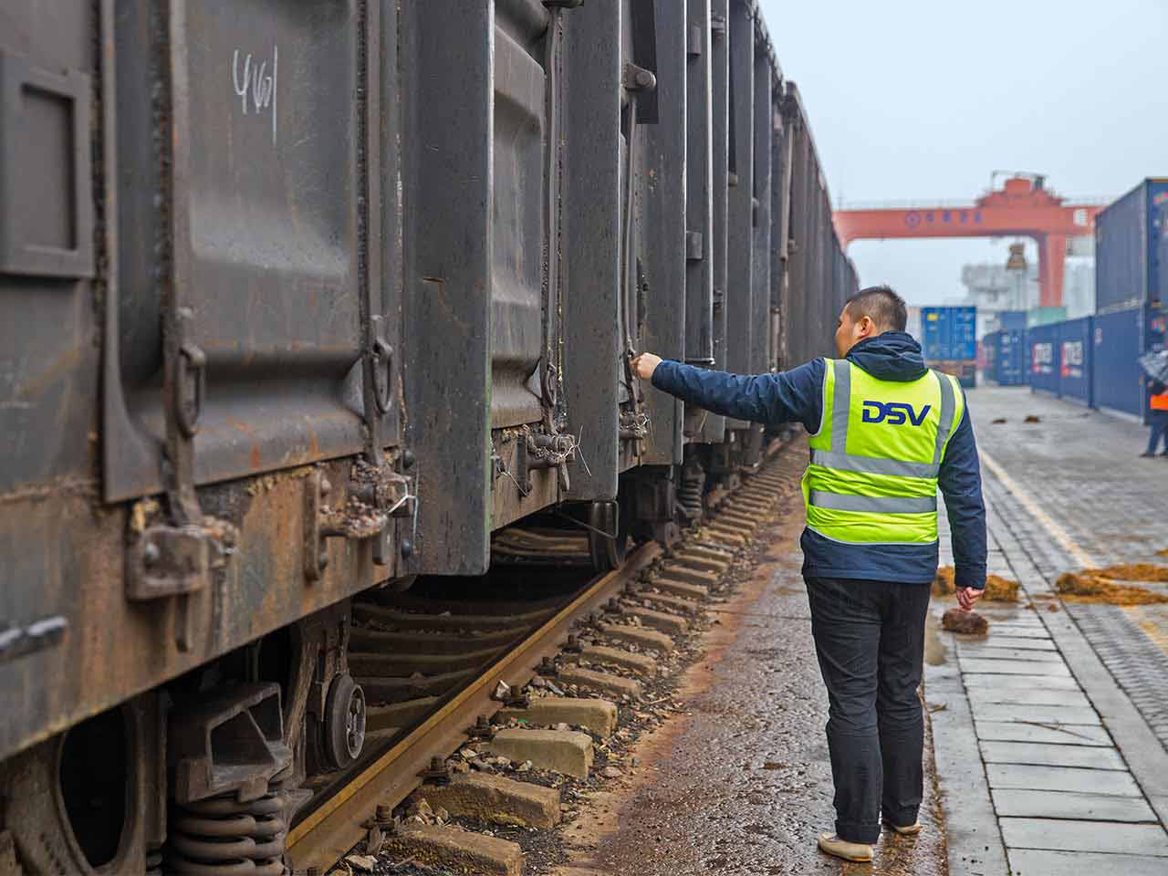 Rail freight from and to China